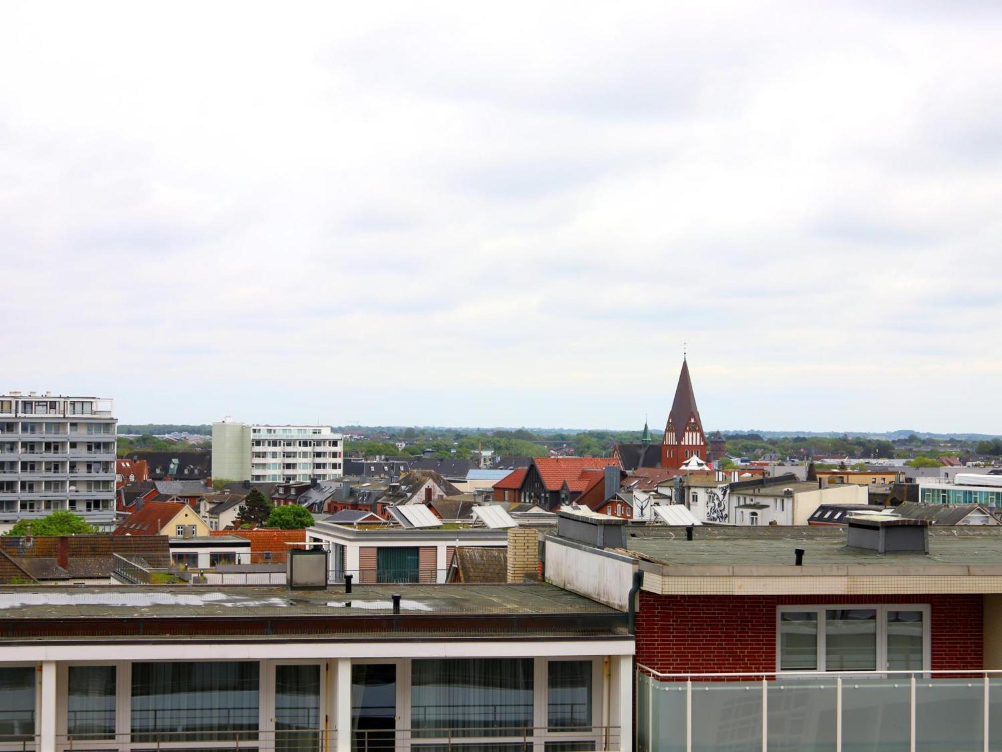 Strandnahe Ferienwohnung, Zentral Gelegen, Ost-Balkon, Andreas Dirks-Str. 2 Westerland Bagian luar foto